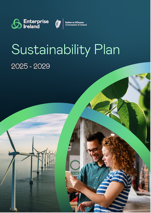 Cover of Enterprise Ireland's Sustainability Plan 2025-2029