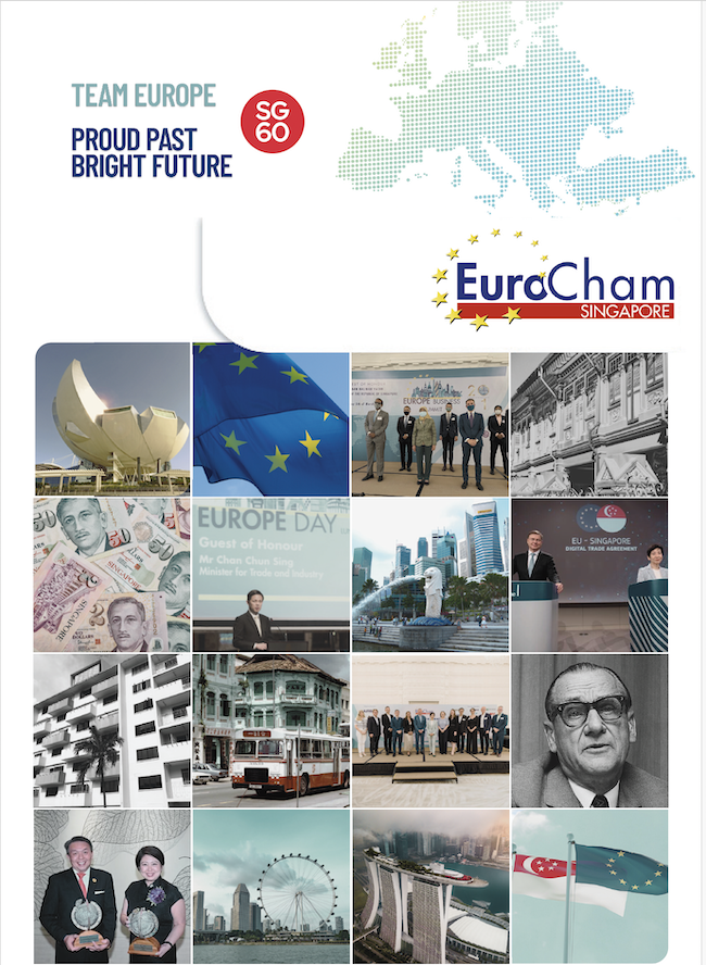 Cover of Team Europe SG60 - Proud Past Bright Future Booklet