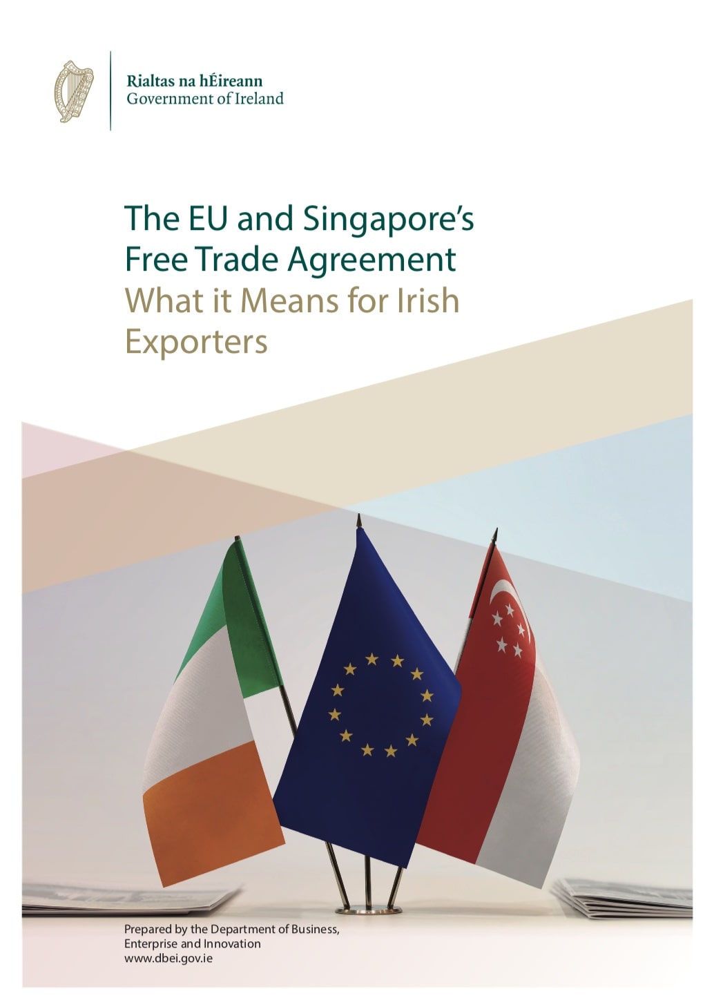 Cover of The EU and Singapore's Free Trade Agreement - What it means for Irish exporters - Government of Ireland